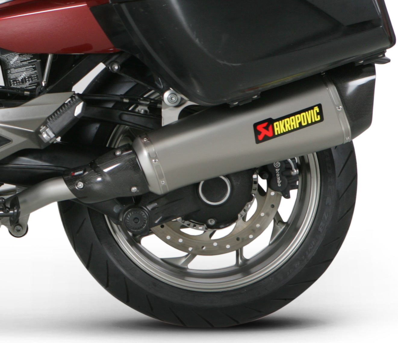 Akrapovic Carbon Hitzeschild mit Anbaumaterial, rechte Seite BMW K 1600 GT/GTL 12-20