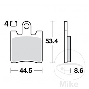 Bremsklotz Sinter Scooter TRW Alternative: 7322209