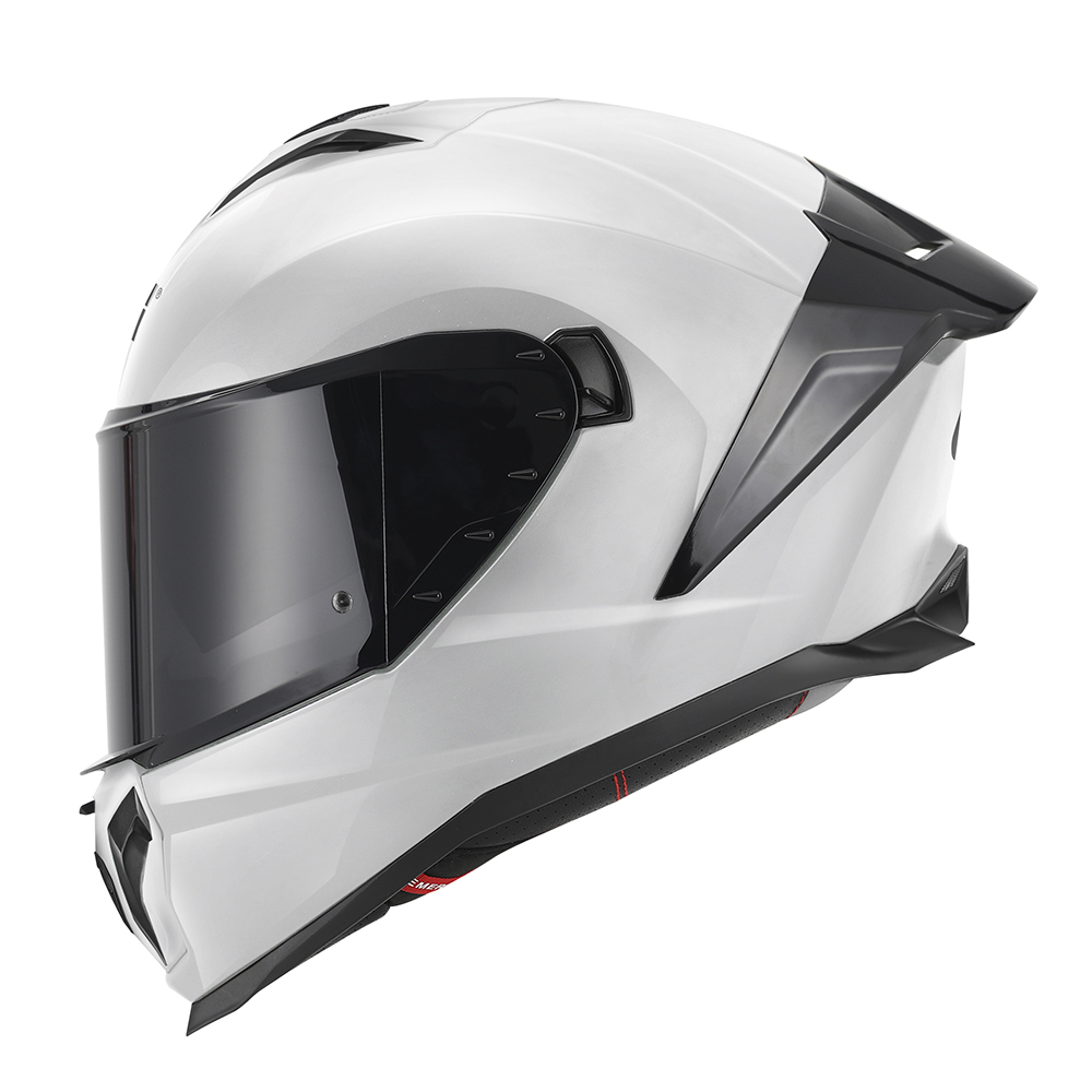 HPS 50.3 ABS SOLID, Integral-Helm glänzend weiß - Gr. 54/XS