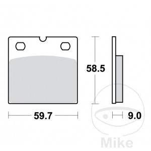 Bremsklotz Sinter vorne TRW Alternative: 7328420