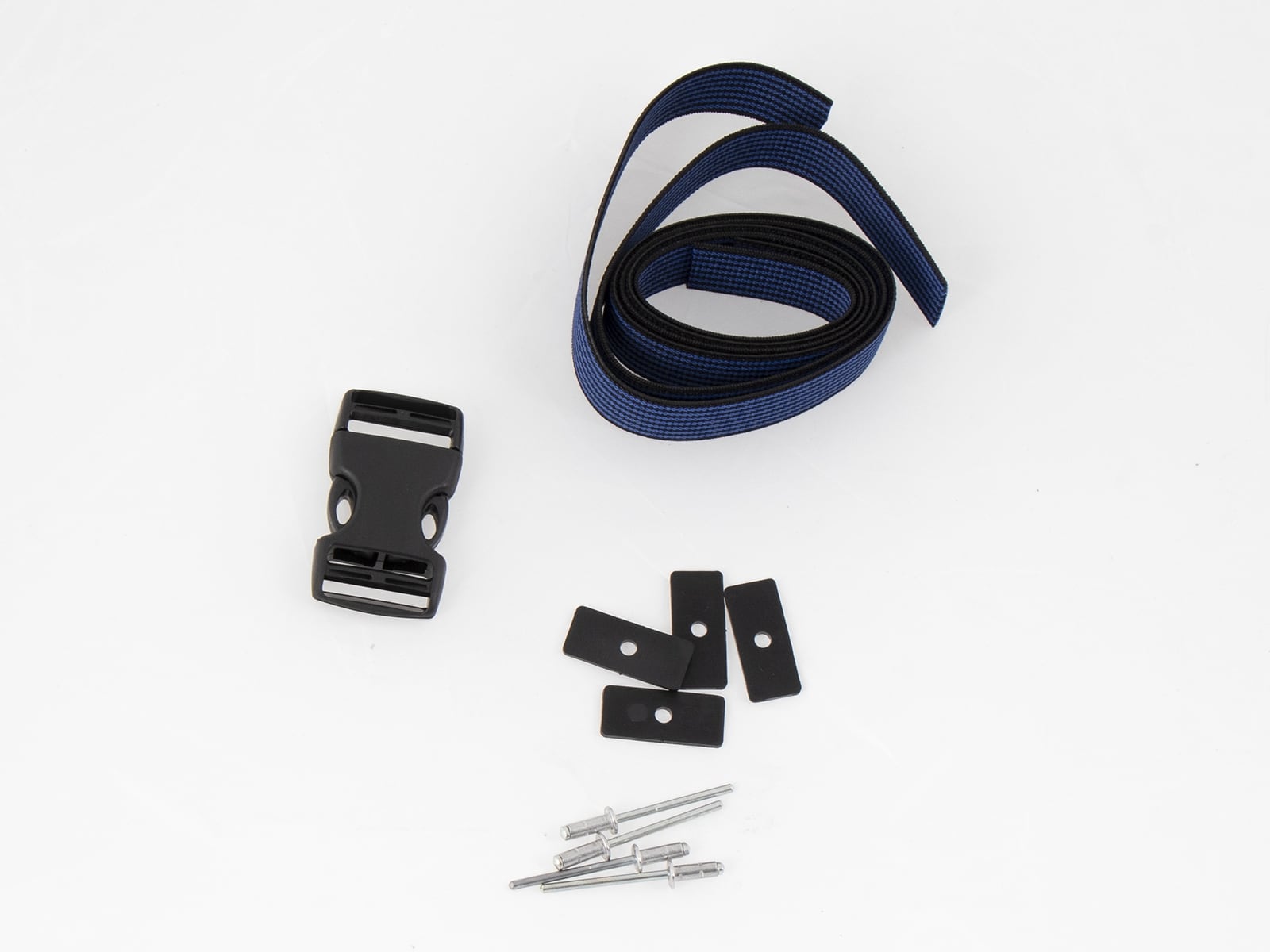 Gummiband inkl. Nieten und Clips für Hepco&Becker Journey 42 Seitenkoffer und Topcase 42/50/52 und Junior Topcase 55