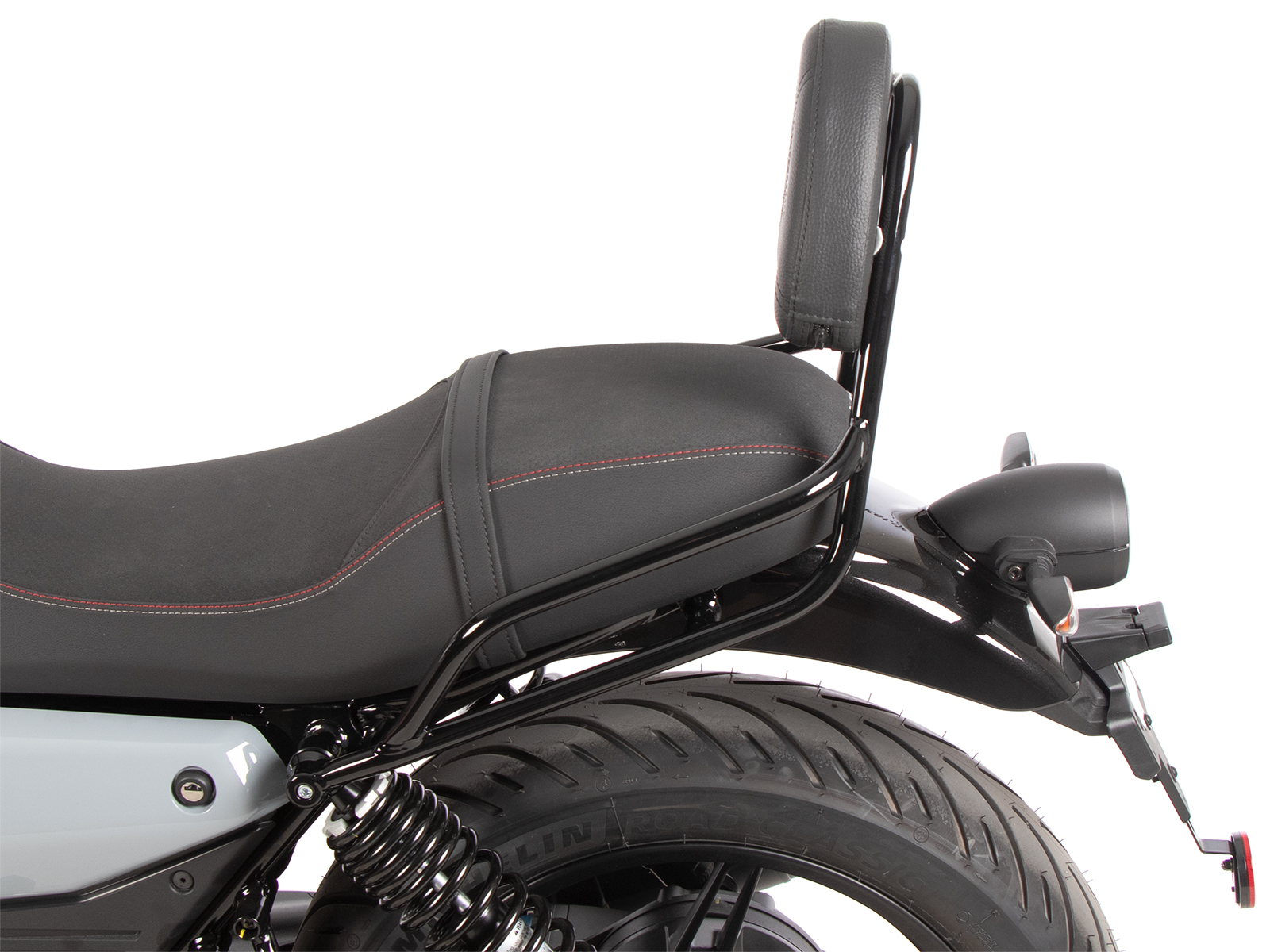 Sissybar ohne Gepäckträger schwarz für Moto Guzzi V7 Special (2025-)