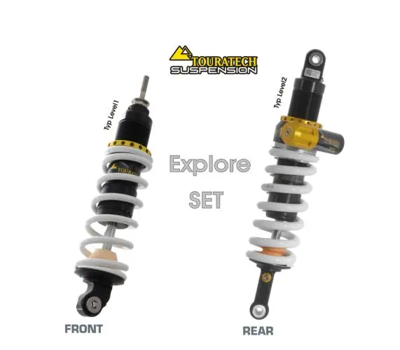 Touratech Federbein Suspension BASIC - SET für BMW R1200GS Model 2004-2012