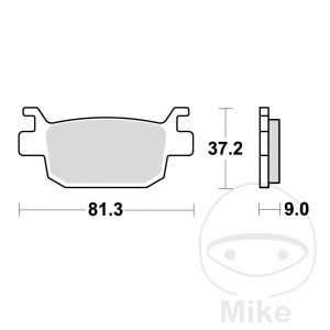 Bremsklotz Sinter Scooter TRW Alternative: 7323124