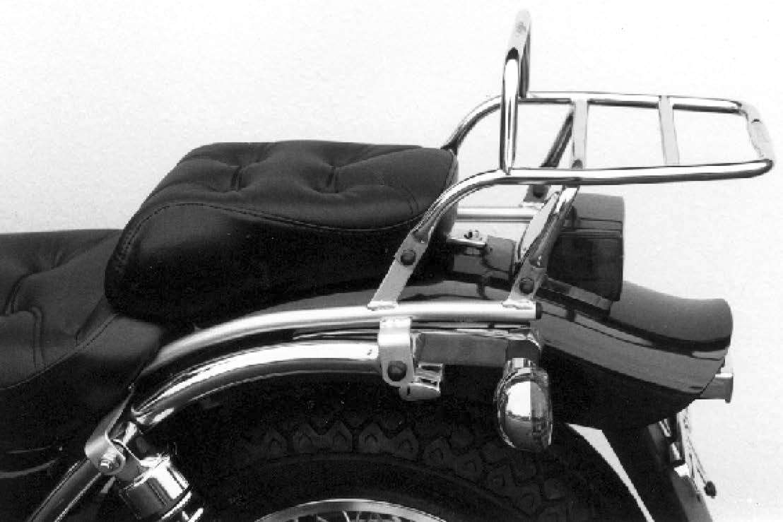 Rohrgepäckbrücke Topcaseträger chrom für Suzuki VS 1400 Intruder (1987-1996)