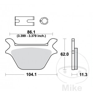 Bremsklotz Standard TRW Alternative: 7377161