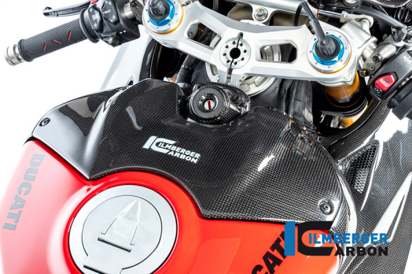 Carbon Tankabdeckung vorne glanz für Ducati Panigale V4 / V4 S ab 2022