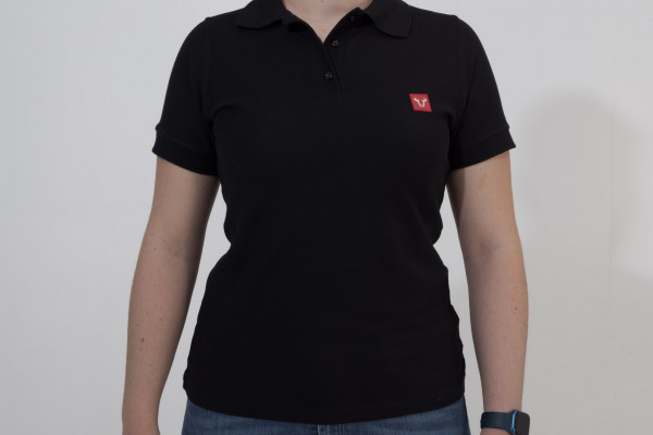 SW-Motech Polo Shirt Core Line Schwarz Damen Größe XS