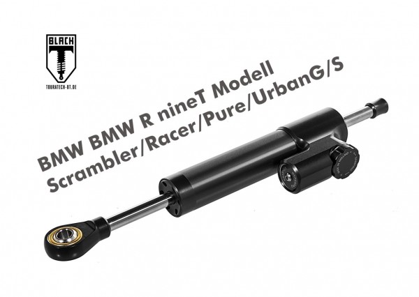 Touratech BLACK-T Lenkungsdämpfer CSC BMW RnineT Modell Scrambler Racer Pure UrbanG/S ab 2016