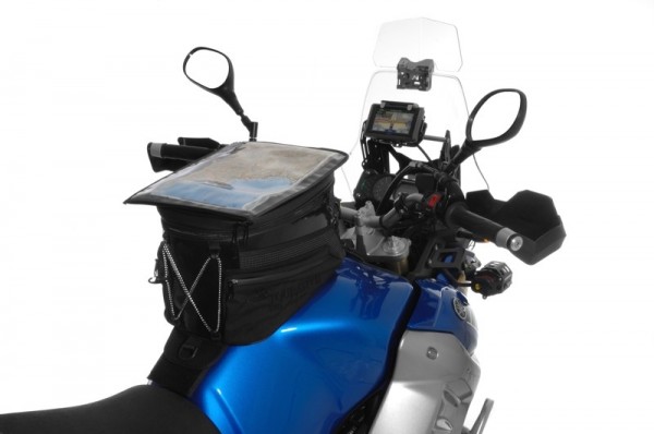 Touratech Tankrucksack &quot;Black Edition&quot; für die Yamaha XT1200Z Super Tenere wassergeschützt