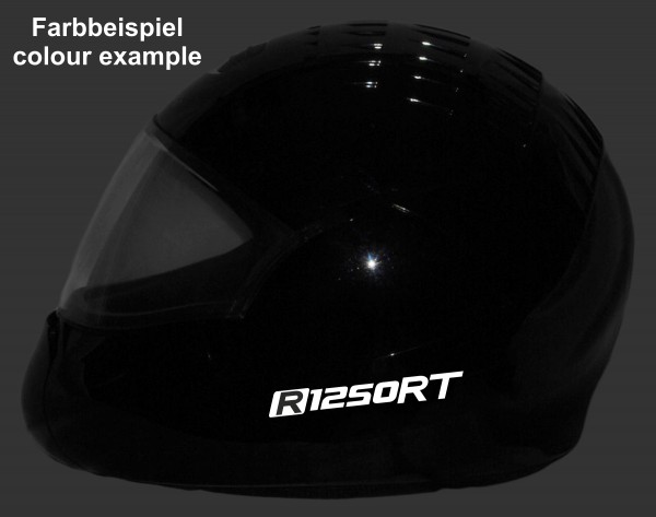 Helmaufkleber Helm Aufkleber reflektierend im Stil Typ 1 für BMW R 1250 RT