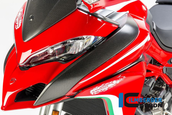 Carbon Tankverkleidung oben links matt für Ducati Multistrada 1200 DVT ab 2015 / Enduro ab 2016