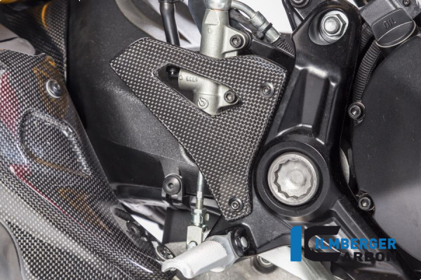 Carbon Fersenschutz rechts glanz für Ducati Monster 1200 R ab 2016