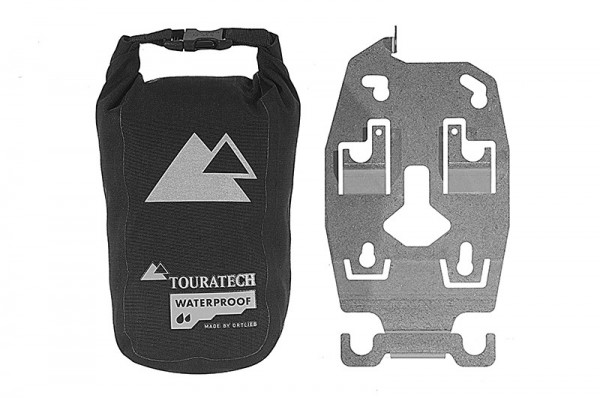 ZEGA Pro2 Zubehörhalter mit Touratech Waterproof Zusatztasche Größe S