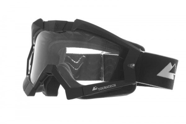 Brille Motocrossbrille Touratech Aventuro Carbon mit Touratechband schwarz
