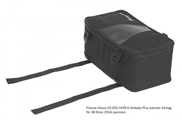 Touratech Kofferdeckeltasche Kofferdeckel Tasche Ambato Plus für 31 Liter ZEGA-Koffer