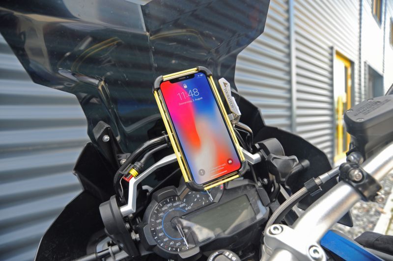 Touratech Lenkerhalterung "iBracket" für Apple iPhone 11 Pro Motorrad XS X 