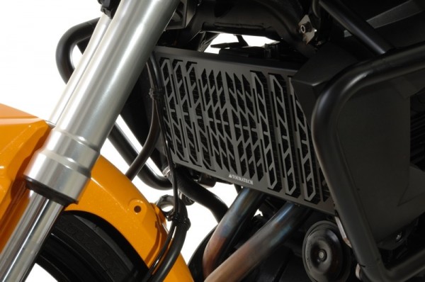 Touratech Kühlerschutz Kühlergitter für Kawasaki Versys 650 2012-2014 aluminium schwarz