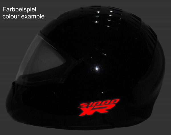 Helmaufkleber Helm Aufkleber reflektierend im Stil S 1000 XR Typ 1 für BMW S1000XR