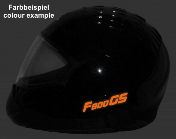Helmaufkleber Helm Aufkleber reflektierend im Stil Typ 1 für BMW F 800 GS