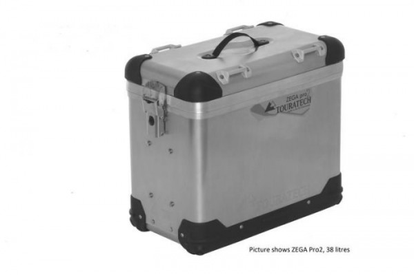 Touratech ZEGA Pro2 Aluminium Koffer, 45 Liter, vormontiert