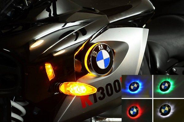 Zweifarbige LED Emblemblinker für BMW K1300R