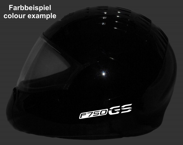 Helmaufkleber Helm Aufkleber reflektierend im Stil Typ 1 für BMW F750GS