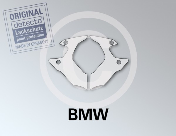 Lackschutzfolie Set Kühlerblende 2-teilig für BMW R1200GS LC ab 2017