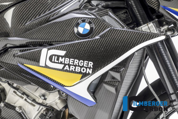 Carbon Wasserkühlerverkleidung / Plakettenträger rechts für BMW S1000R &#039;17