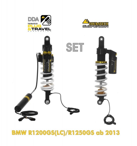 Touratech Suspension FAHRWERKS-SET- DDA / Plug &amp; Travel für BMW R1250GS R1200GS LC