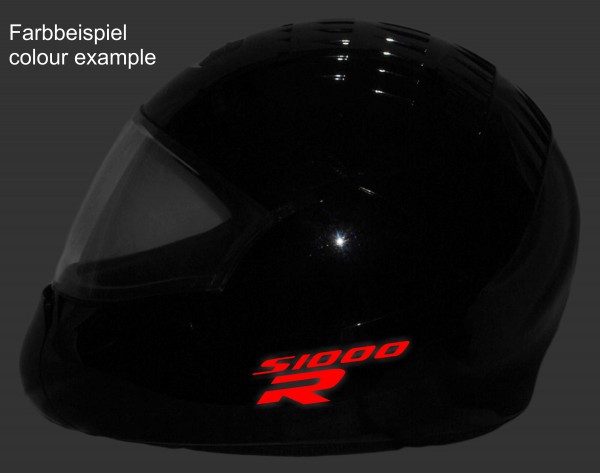 Helmaufkleber Helm Aufkleber reflektierend im Stil Typ 1 für BMW S1000R