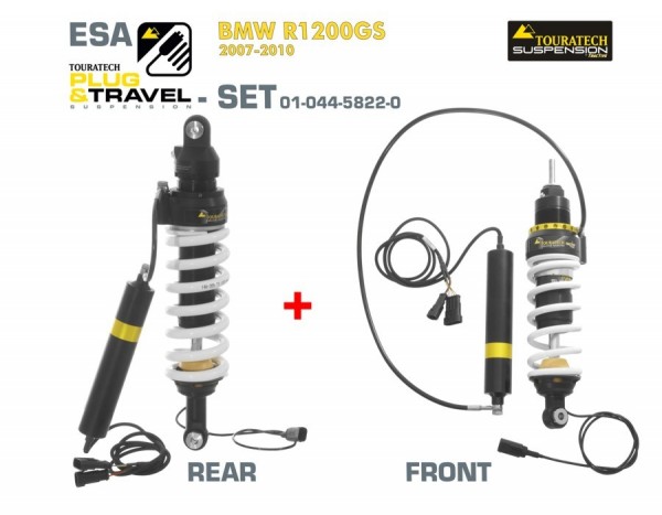 Touratech Suspension Plug &amp; Travel-ESA SET für BMW R1200GS Model 2007-2010