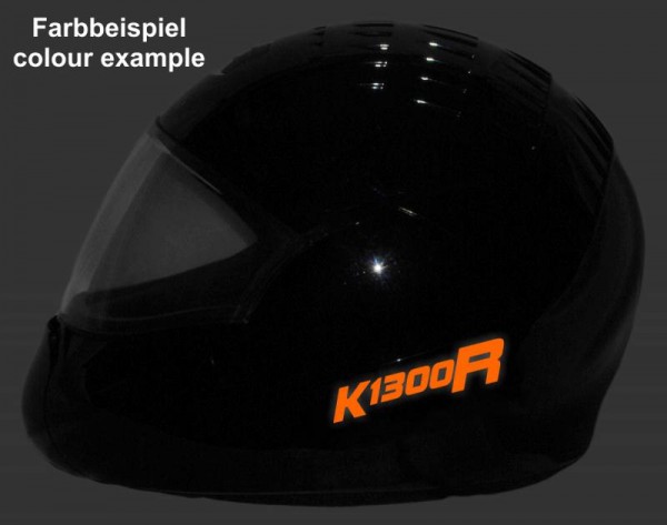 Helmaufkleber Helm Aufkleber reflektierend im Stil Typ2 für BMW K1300R