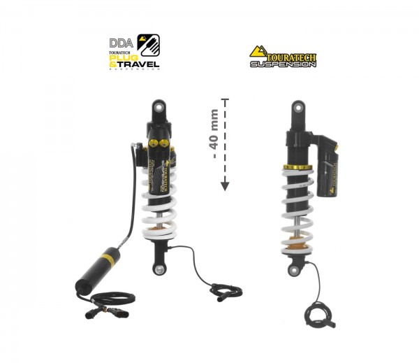 Touratech Suspension FAHRWERKSET Plug &amp; Travel Tieferlegung -40mm für BMW R1200GS/R1250GS Adventure