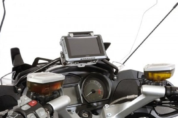 Touratech GPS Anbauadapter über Instrumente Navi - Halter GPS - Halter für BMW R1200RT 2010-2013