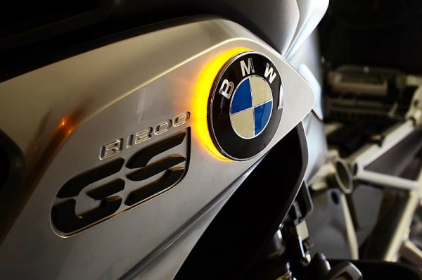 LED Emblemblinker Emblem Blinker einfarbig für BMW R1200GS LC ab 13