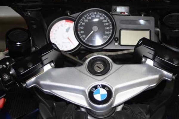 Lenker Umbau Kit und Lenkererhöhung mit Versatz kurze Version 50mm näher ABE für BMW K1200S K1200R +