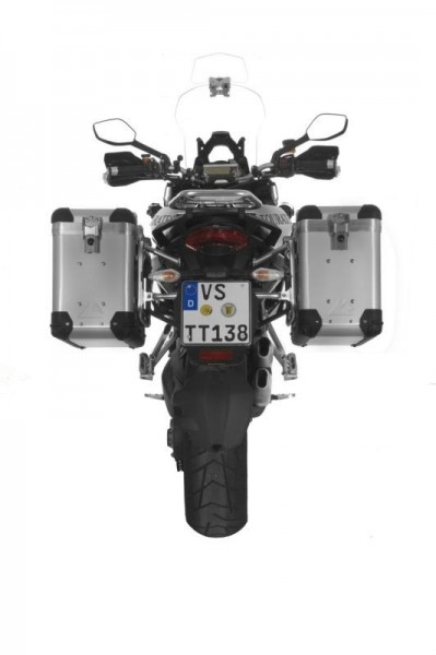 ZEGA Pro2 Koffersystem 38/38 Liter mit Edelstahlträger für Ducati Multistrada 1200 bis 2014