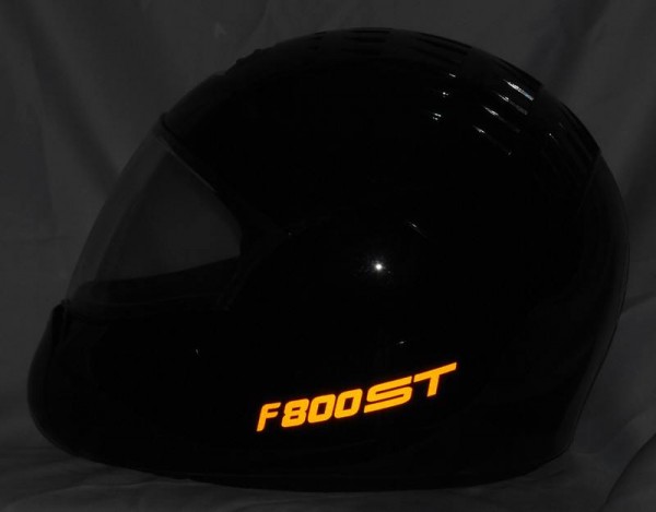 Helmaufkleber Helm Aufkleber reflektierend im Stil F800ST Typ 2 für BMW F 800 ST
