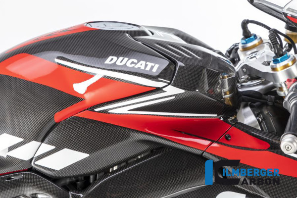Carbon Tankabdeckung oben glanz für Ducati Panigale V4 / V4 S Racing