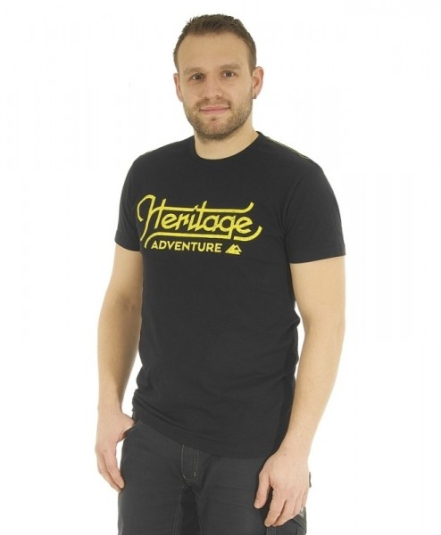 Touratech Heritage T-Shirt &quot;Two Wheels, No Limits&quot;, Herren, Größe XXL