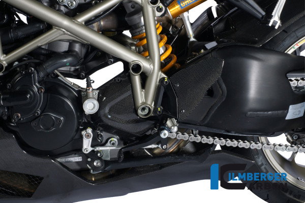 Carbon Fersenschutz links für Ducati Streetfighter 1100 / 848