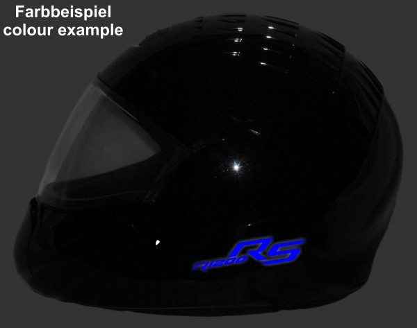 Helmaufkleber Helm Aufkleber reflektierend im Stil Typ 1 für BMW R1200RS