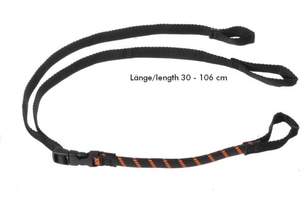 Rokstraps Strap It™ Pack Adjustable *schwarz-orange* 30-106 cm 2 St. Gurt Spanngurt