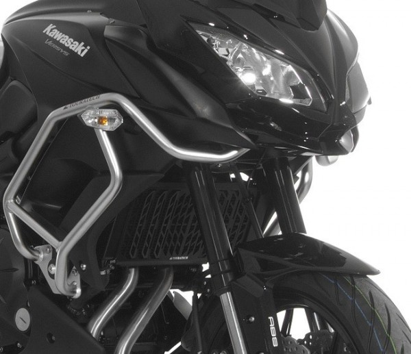 Touratech Kühlerschutz Kühlergitter für Kawasaki Versys 650 ab 2015 aluminium schwarz