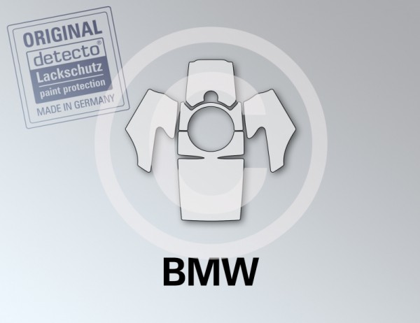 Lackschutzfolie Set Tankrucksack 5-teilig für BMW R1200GS Adventure LC