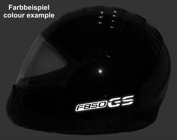 Helmaufkleber Helm Aufkleber reflektierend im Stil Typ 1 für BMW F850GS