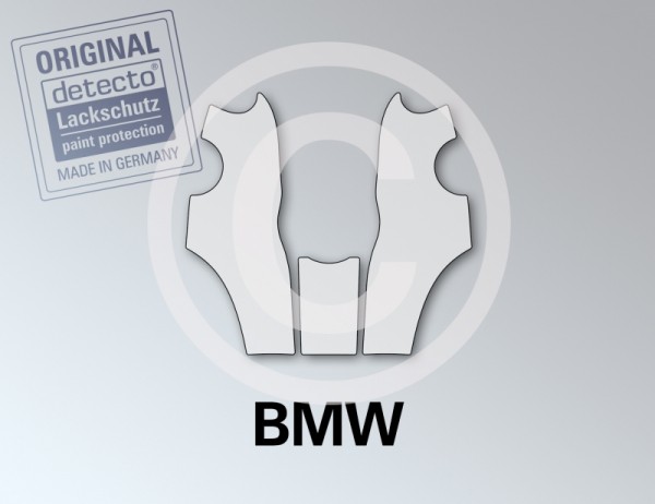 Lackschutzfolie Set Tankrucksack 3-teilig für BMW R nineT ab 2014