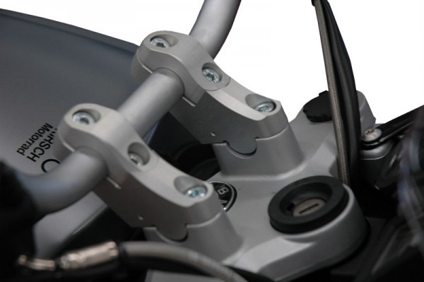 Superbike Rohrlenker Adapter Lenkererhöhung mit ABE für BMW R1200R 2011