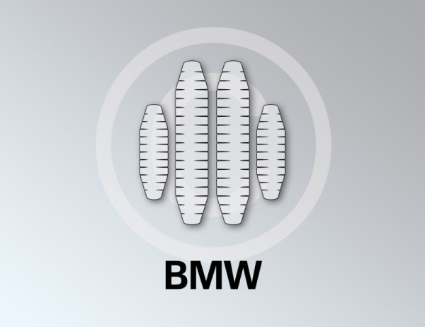 Lackschutzfolie Set Kantenschutz 4-teilig für BMW HP4